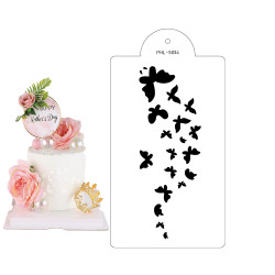 Schablone Vorlage Schmetterlinge 40x21 cm