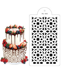 Stencil-Vorlage Code 40x21cm