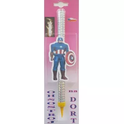 Captain America Tortendeko - 1 Stück