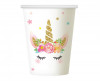 Papierbecher 266 ml 6 Stück Einhörner