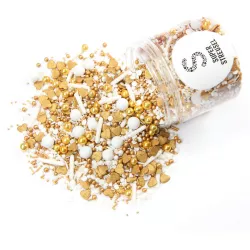 Zuckerglasur 90 g weiß-gold Love Birds