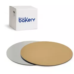 Tortenunterlage 100 Stück Durchmesser 26 cm Breite 0,01 cm Gold Silberfrau?