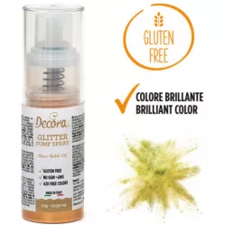 Glitzer in dem Sprüher Goldfarben (10 g)