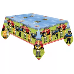 Papierdeckendecke für den Tisch 180x120 cm Feuerwehr Sam