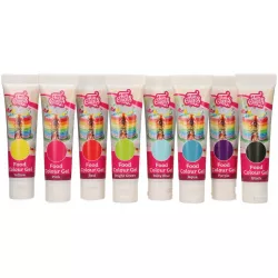 Satz Gel-Farben 8 Stück