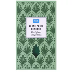 Dunkelgrüne Fondantmasse 250 g