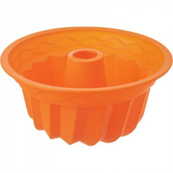 Orion Silikon-Backform für Gugelhupf orange 23,5 cm