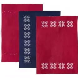 Geschirrtuch Weihnachts-Pullover 3 Stück