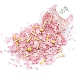 Zuckerglasur 90 g rosa Valentinstag