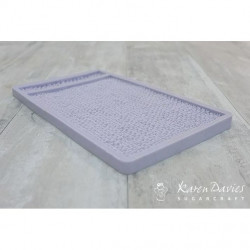 Silikonform mit Netzmuster