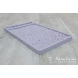 Silikonform mit Netzmuster