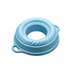 Gusseiserne emaillierte Backform Kranz GOURMETINA 27,5 x 7,5 cm - Hemdblau