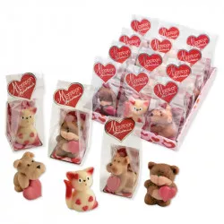 Marzipanfigur Katze, 42 g, 3 × 5 cm