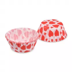 Konditorenherzchen Körbchen 50x30mm 40 Stück