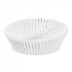 Kuchenverpackung Körbchen weiß 70 x 20 mm 1000 Stk