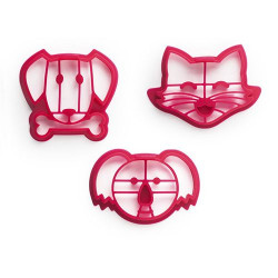 Tier-Ausstechformen Set, 3 Stück