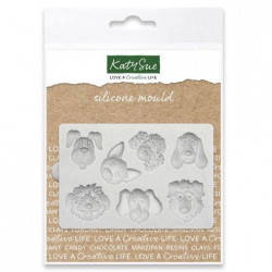 Silikon-Backform Hunde