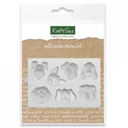 Silikon-Backform Hunde