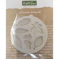 Silikonförmchen Blätter