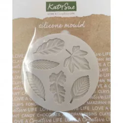Silikonförmchen Blätter