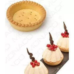 Törtchenförmchen helles Lineckerkörbchen 7,4 cm (100 Stück)