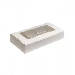 Schachtel+Gitter 10 Stück v.3cm mit Durchsicht 16x8