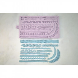 Silikonform kleine Lambeth-Spitze