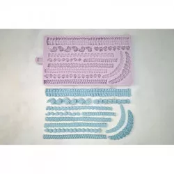 Silikonform kleine Lambeth-Spitze