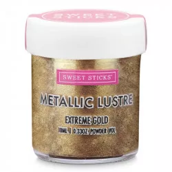Stäubende Farbe metallic Extreme Gold 10ml