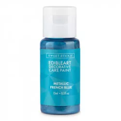 Metallische Farbe flüssig 15 ml Frech blue