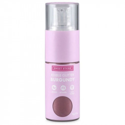 Glitzer in der Sprühflasche 10 g Burgunder