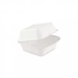 Bento-Keks-Verpackung aus Zuckerrohr BIO 152 x 150 x 78 mm 50 Stk.