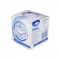 Untersetzer-Deckel weiß 9 cm 1000 Stück