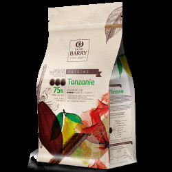 Cacao Barry Origin Schokolade TANZANIA bittere 75% 1kg