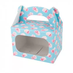 Makronenbox Rosen 80 × 57 × 57 mm 8 St.