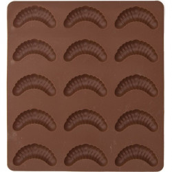 Orion Silikonbackform braun Brötchen (für 15 Stück)