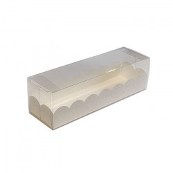 Makronen-Box 16x5 cm Dekor 10 Stück