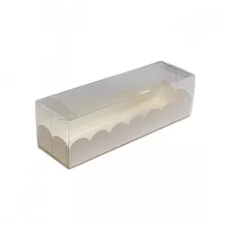 Makronen-Box 16x5 cm Dekor 10 Stück