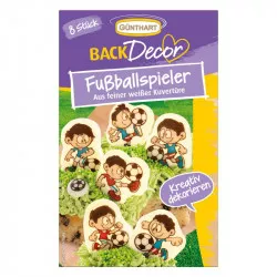 Schokoladen-Dekorationen Fußball, 8 Stück
