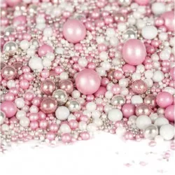 Zuckergussverzierung 90 g Perlen Mischung Zucker/Schokolade