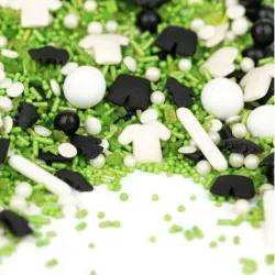 Zuckerde Dekoration 90 g Fußball