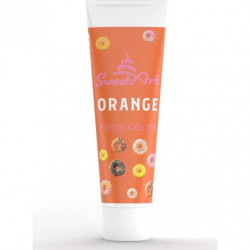 SweetArt Gel-Farbe Tuben Orange (30 g)