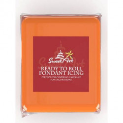 SweetArt Überzugs- und Modellierpaste Vanille Orange (250 g)