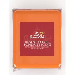 SweetArt Überzugs- und Modellierpaste Vanille Orange (250 g)