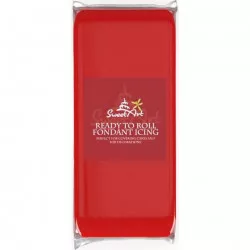 SweetArt Modelliermasse Vanille Rot (1 kg)