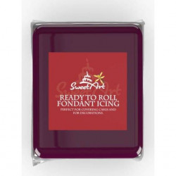 SweetArt Modelliermasse Vanille Burgundy (250 g)