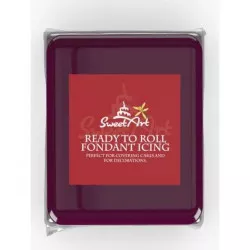 SweetArt Modelliermasse Vanille Burgundy (250 g)