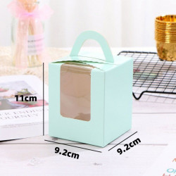 Cupcake-Box 100 Stück grün