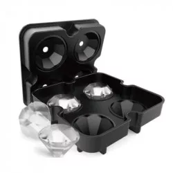 Silikonform für Eiswürfel Diamant