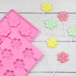 Silikonform für Lutscher „Blume“